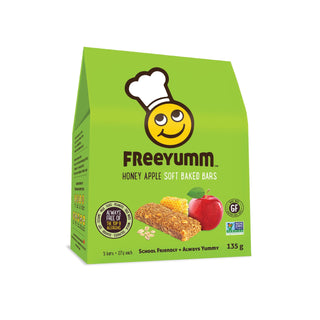 Freeyumm Soft Baked Bars Honey Apple 135g