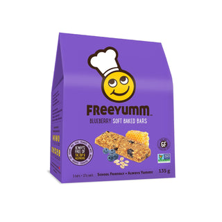 Freeyumm Soft Baked Bars Blueberry 135g