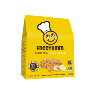 Freeyumm Soft Baked Cookies Banana Maple 154g