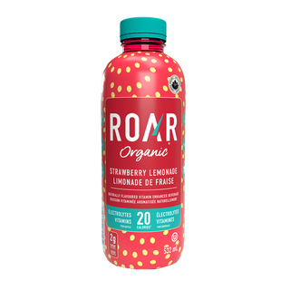 Roar Electrolyte Drink Strawberry Lemonade 532mL