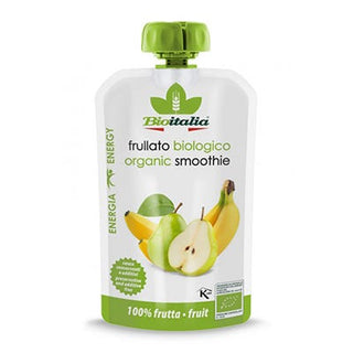 Bioitalia Organic Smoothie Pear and Banana 120g