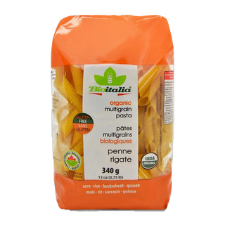 Bioitalia Organic Multigrain Pasta Penne Gluten Free 340g