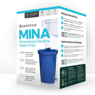 Santevia Alkaline Pitcher Filter Mina 1 Pack