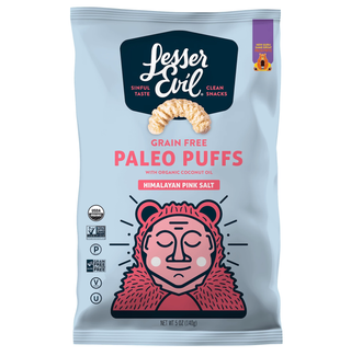 Lesser Evil Paleo Puffs Himalayan Pink Salt 140g