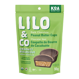 Lilo & Co Peanut Butter Cups Dark Chocolate 96g