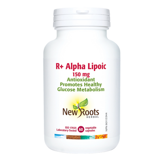 New Roots R+ Alpha Lipoic Acid 150mg 60 Veggie Caps