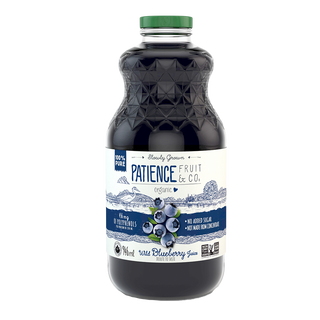 Patience Fruit Organic Wild Blueberry Juice 946mL