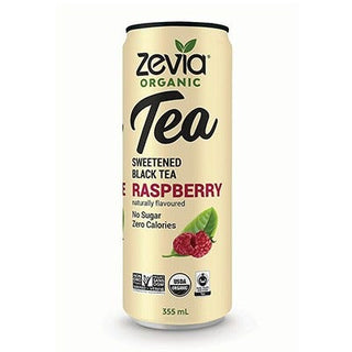 Zevia Organic Sweetened Black Tea Raspberry 355mL