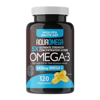 AquaOmega Omega-3 High EPA  120 Softgels