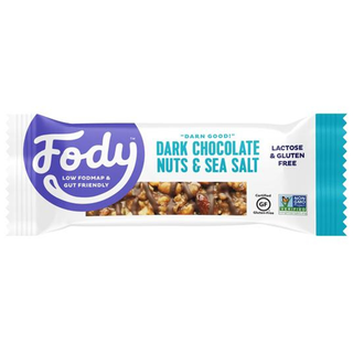 Fody Dark Chocolate,Nuts & Sea Salt Snack Bars 40g