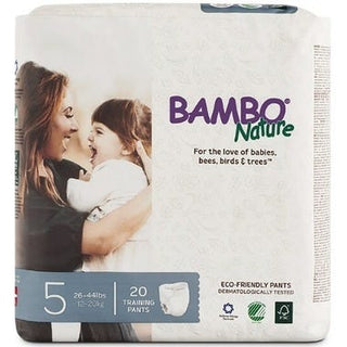 Bambo Nature Training Pants Size 5 20 Counts