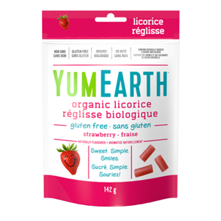 Yum Earth Organic Licorice Strawberry 142g