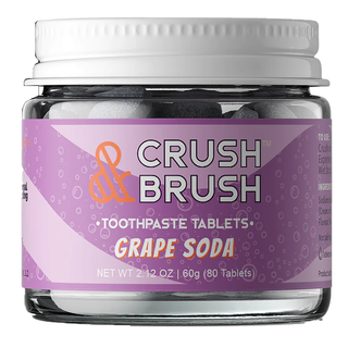 Nelson Naturals Toothpaste Tablets Crush & Brush Grape Soda 60g