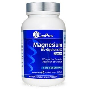 CanPrev Magnesium Bis-Glycinate 200 Gentle 60 Veggie Caps