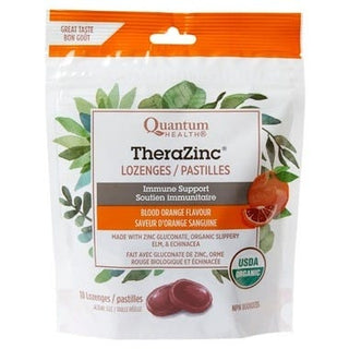 Quantum TheraZinc Lozenges Blood Orange 18 Lozenges