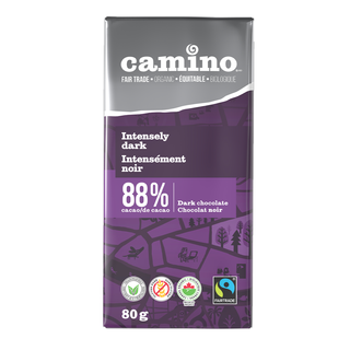 Camino Dark Chocolate Bar Intensely Dark 88% 80g