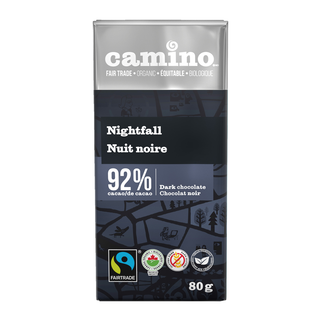 Camino Dark Chocolate Bar Nightfall 92% 80g