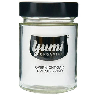 Yumi Organics Overnight Oats Jar Black 314mL