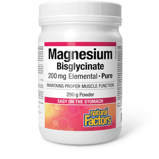 Natural Factors Magnesium Bisglycinate Pure 200mg 290g