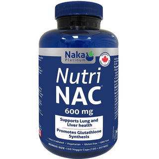 Naka Platinum Nutri NAC 600mg 150 Veggie Caps