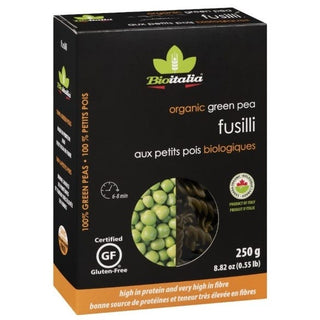 Bioitalia Organic Green Pea Pasta Fusilli 250g