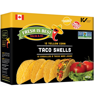 Fresh Is Best Taco Shells Yellow Corn 144g