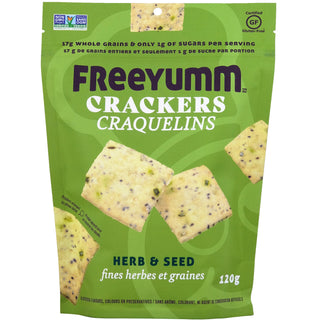 Freeyumm Crackers Herb & Seed 120g