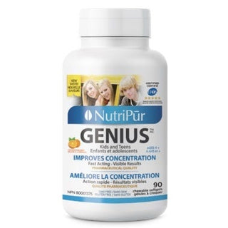 Nutripur Genius Kids and Teens Orange 90 Softgels