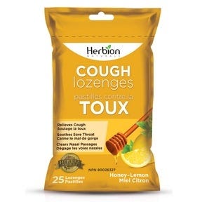 Herbion Cough Lozenges Honey Lemon 25 Lozenges