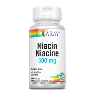 Solaray Niacin 500mg 100 Veggie Caps