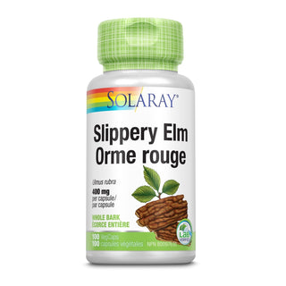 Solaray Slippery Elm 400mg 100 Veggie Caps