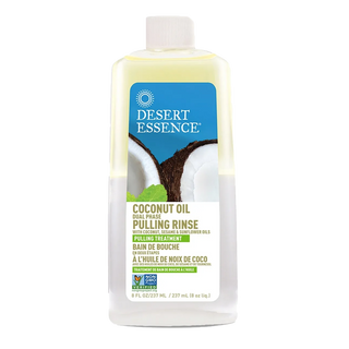 Desert Essence Coconut Oil Dual Phase Pulling Rinse 237mL