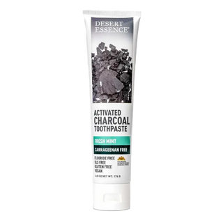 Desert Essence Toothpaste Activated Charcoal 176g