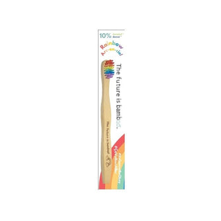 The future is bamboo Soft Toothbrush Rainbow Bamboo Adult