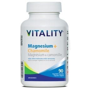 Vitality Products Magnesium +Chamomile 90 Veggie Caps