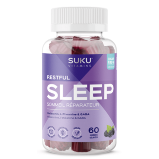 Suku Vitamins Restful Sleep Blackberry 60 Gummies