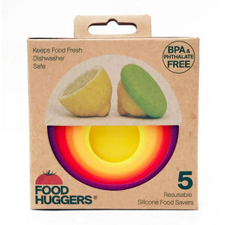 Food Huggers Reusable Silicone Food Savers Autumn Harvest 5 Packs