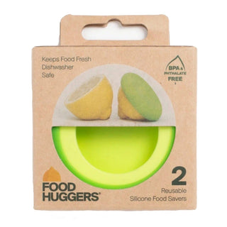 Food Huggers Reusable Silicone Citrus Savers 2 Packs