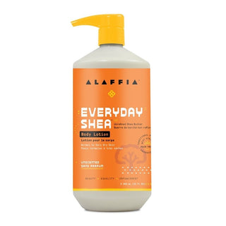 Alaffia Everyday Shea Body Lotion Unscented Lemongrass 950mL