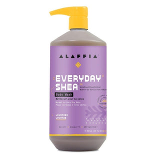 Alaffia Everyday Shea Body Wash Lavender 950mL