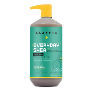 Alaffia Everyday Shea Body Wash Vanilla Mint 950mL