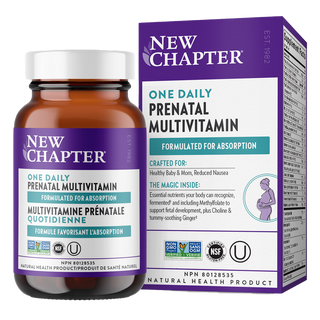 New Chapter One Daily Prenatal Multivitamin 30 Tablets