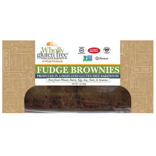 Wholly Wholesome Gluten Free Fudge Brownies 198g