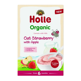 Holle Organic Milk Cereal Oat Strawberry & Apple 250g