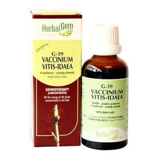 HerbalGem G39 Vaccinium Vitis Idaea Organic 15mL