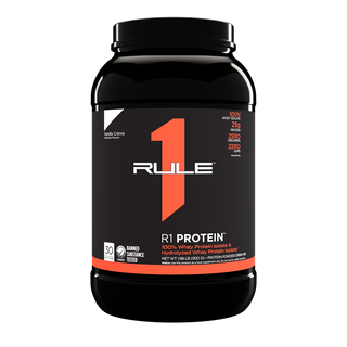 Rule 1 R1 Protein Whey Protein Isolate Vanilla Creme 30 Servings