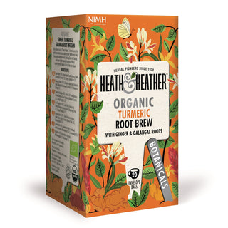 Heath & Heather Organic Turmeric Root Brew 20 Tea bags