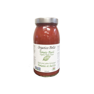 Organico Bello Organic Pasta Sauce Tomato Basil 685mL