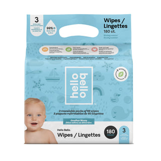 Hello Bello Baby Wipes 180 Counts