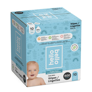 Hello Bello Baby Wipes 600 Counts